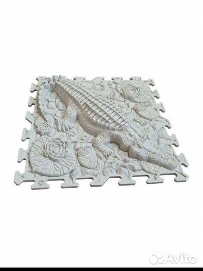Ортопедический коврик крокодил пазл ортоша