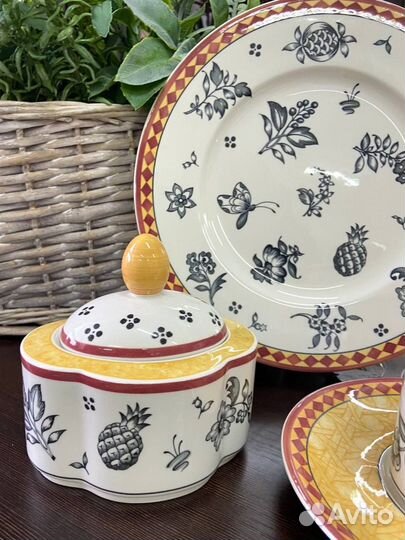 Чайнаые пары и сахарница Villeroy&Boch