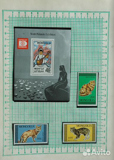Коллекция марок Монголии