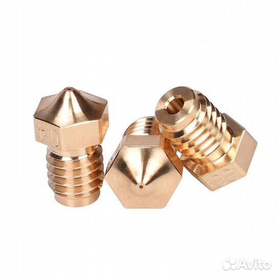 Сопло Phaetus E3D-V6 PS M6 латунь 0,4