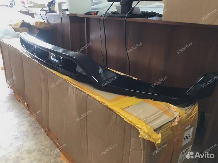 Губа передняя BMW X5 G05 глянцевая