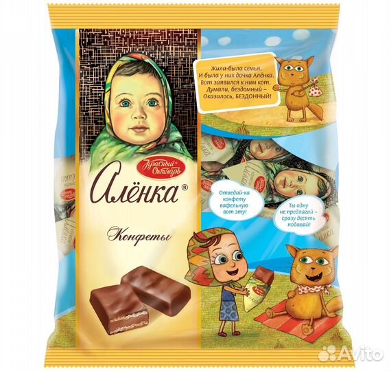 Конфеты Алёнка 250г Красный Октябрь