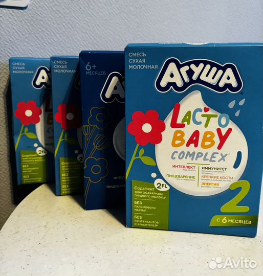 Сухая смесь агуша 2