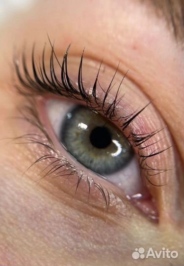 Ламинирование, стрейчинг ресниц и бровей