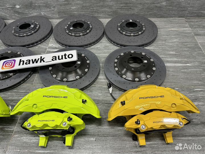Новые керамические тормоза Porsche Cayenne ccb