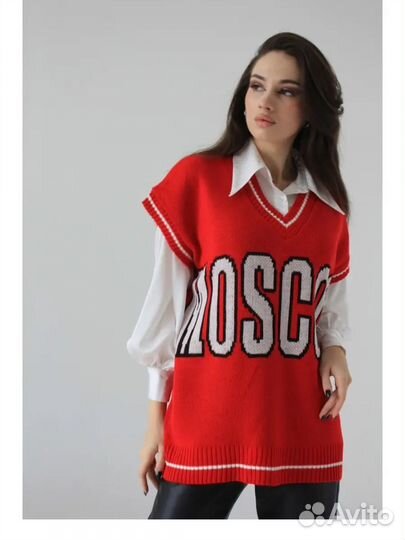 Жилет женский вязанный