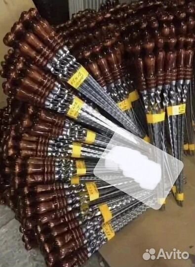 Шампура с деревянной ручкой