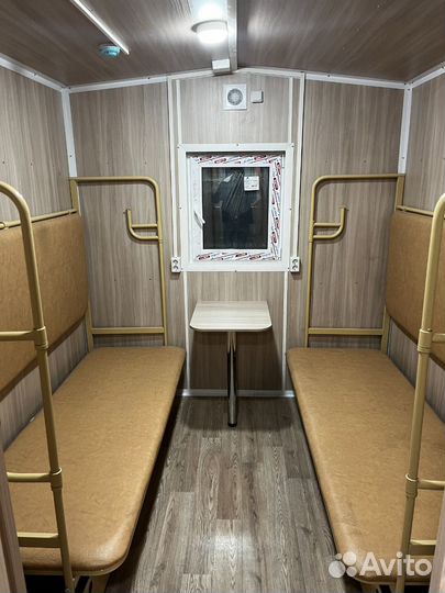 Вагон-дома Жилые на 8 человек, на раме