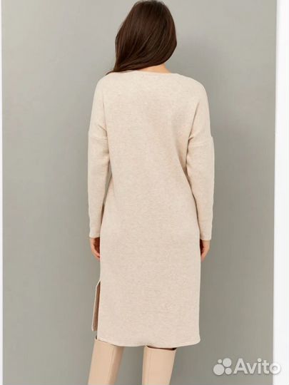 Платье теплое вязаное