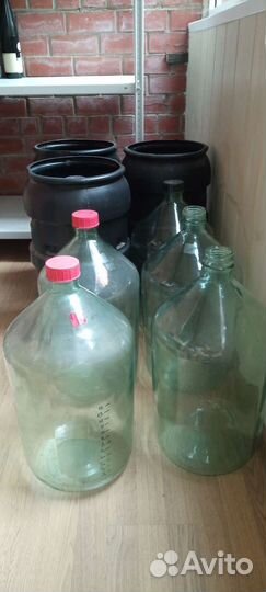 Бутыль стеклянная 20 литров