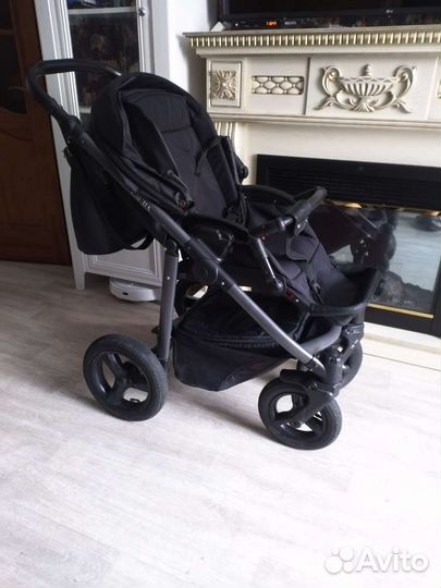 Коляска 2 в 1 эко кожа
