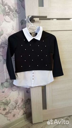 Кофта для маленькой ученицы Рост 124128