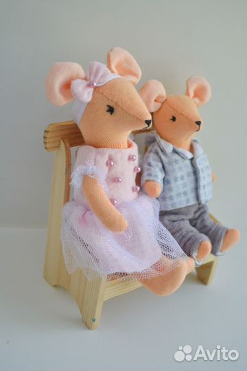 Мышка семейка (по типу Maileg)