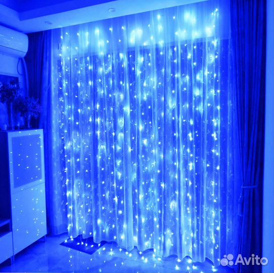Гирлянда занавес led