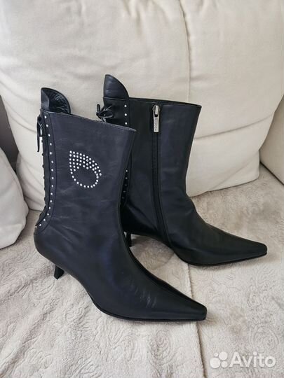 Ботильоны сапожки новые 39 р. Кожа, мех