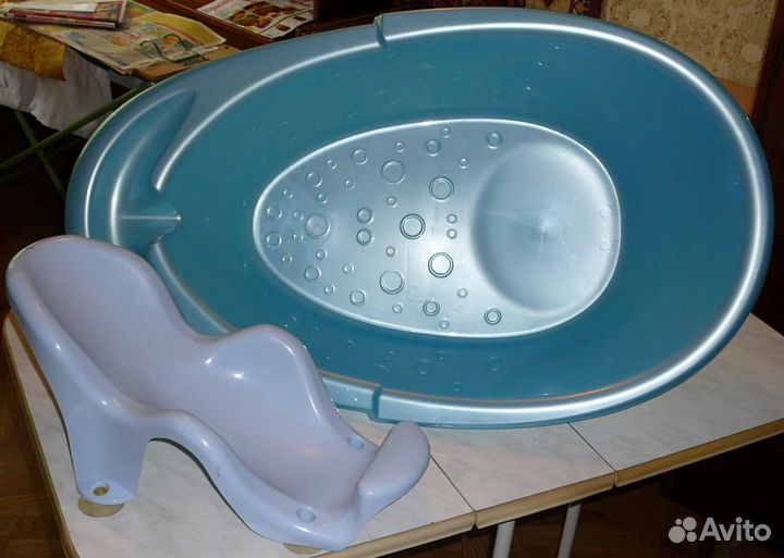 Горка для купания и ванночка
