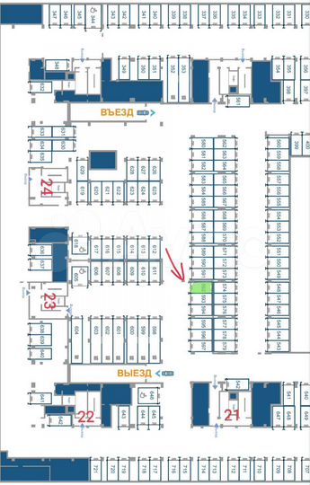 Машиноместо, 14 м²