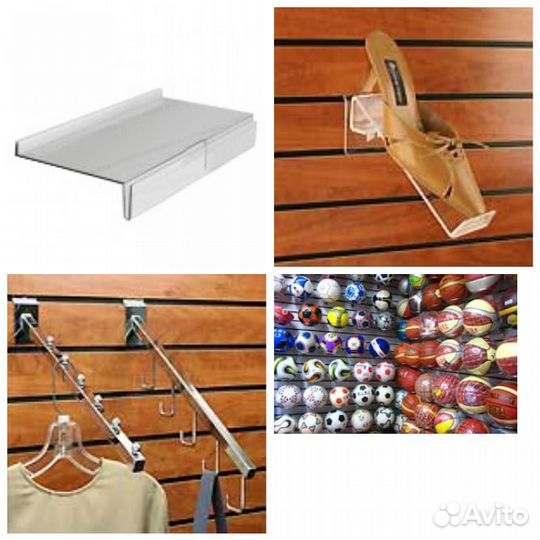 Вешало дуга в эконом панель и опоры для вещей