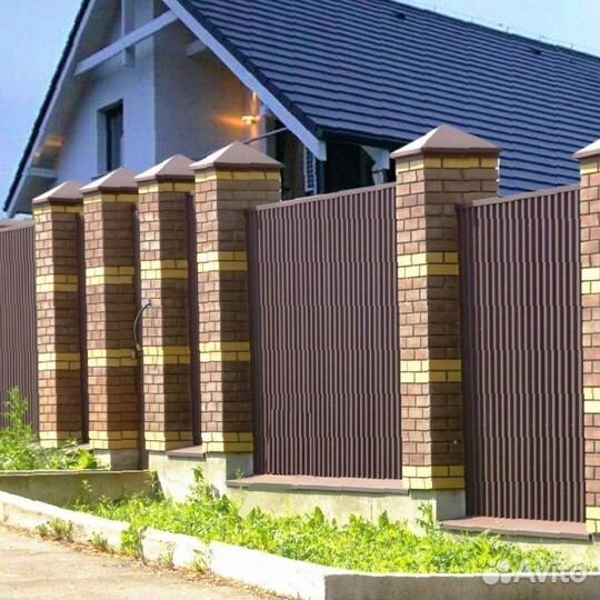 Забор из профнастила