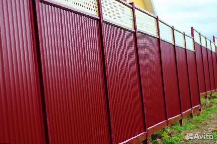 Забор из профнастила