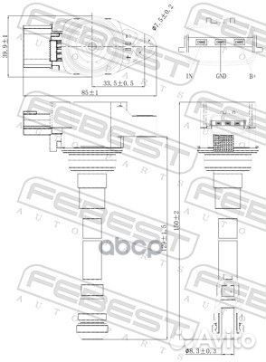 Катушка зажигания nissan juke UK make F15E 2010