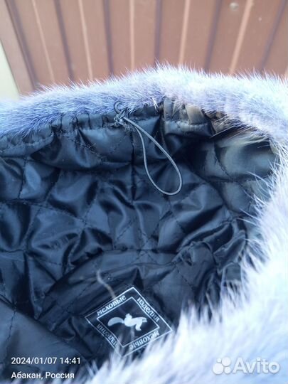 Шапка норковая женская новая