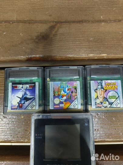 Gameboy color с картриджами