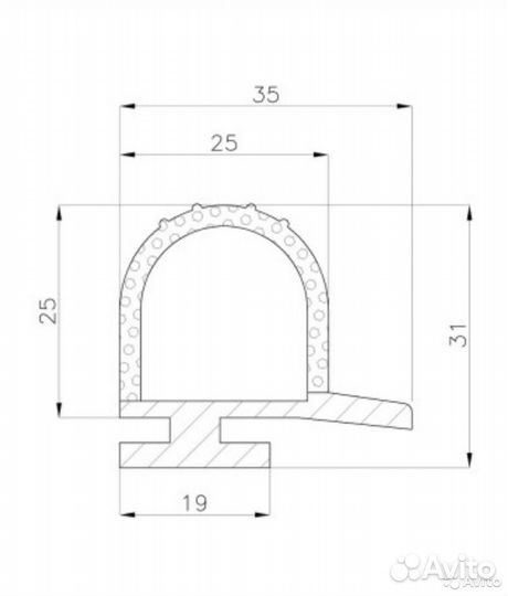 Уплотнители для дверей холодильных камер