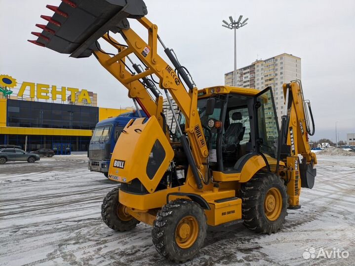 Предлагаем услуги экскаватора-погрузчика в г. Тобо