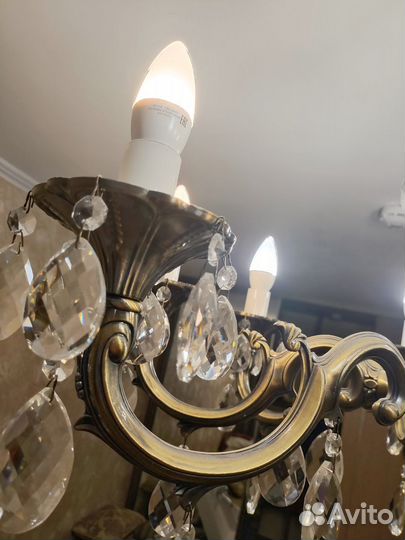 Люстра потолочная подвесная бу