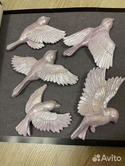 Гипсовая птица. Декор для дома