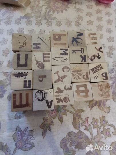 Деревянный алфавит