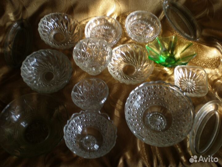 Вазы хрустальные и керамические