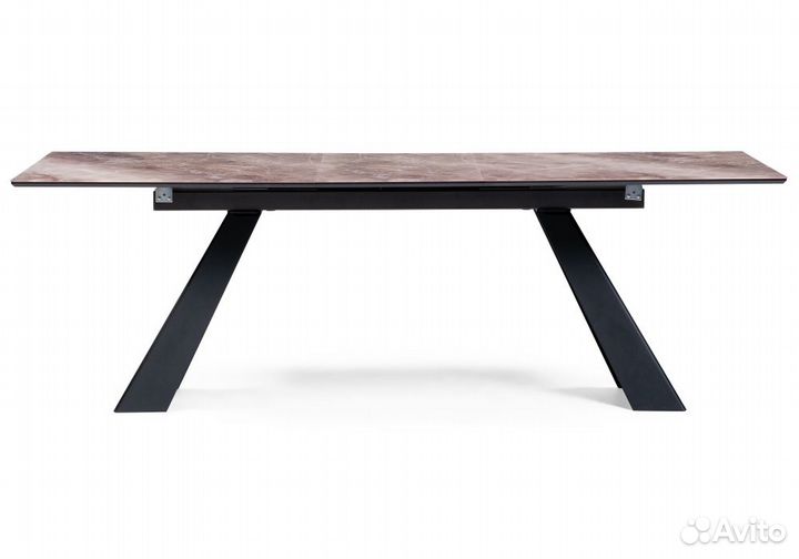 Обеденная группа Харви темно-коричневый - оливковы