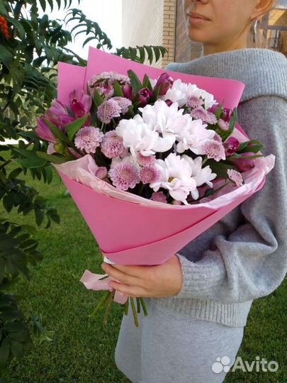 Букет цветов Хризантема