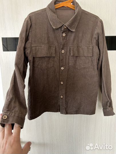 Вельветовая рубашка 122 и джинсы sela 116