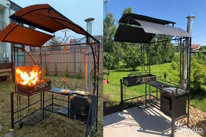 Мангал казан беседка