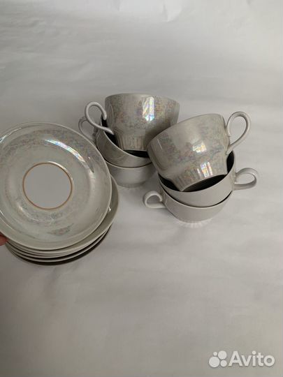 Чайный сервиз СССР перламутр