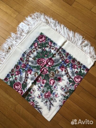 Павловопосадский платок с биркой