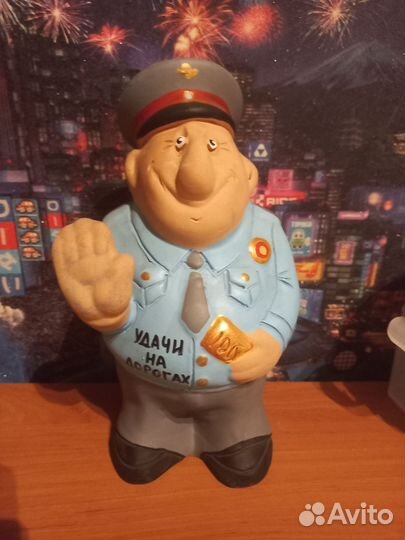 Копилка сотрудник дпс 25 см