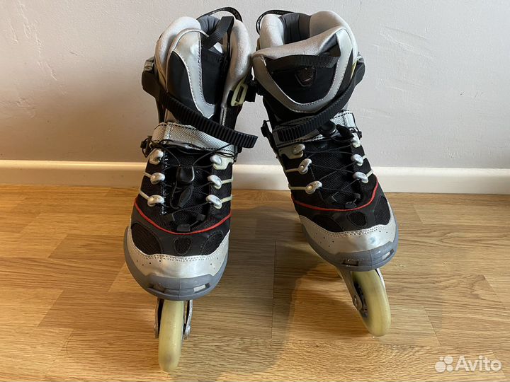 Роликовые коньки Salomon + сумка и защита