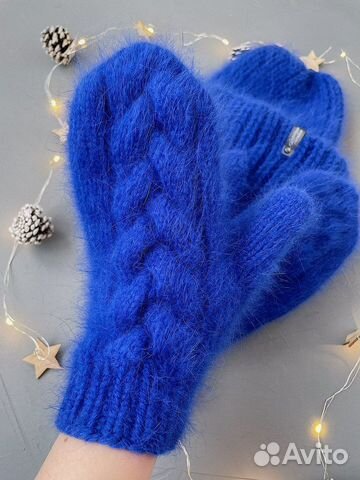 Комплект шапка и варежки