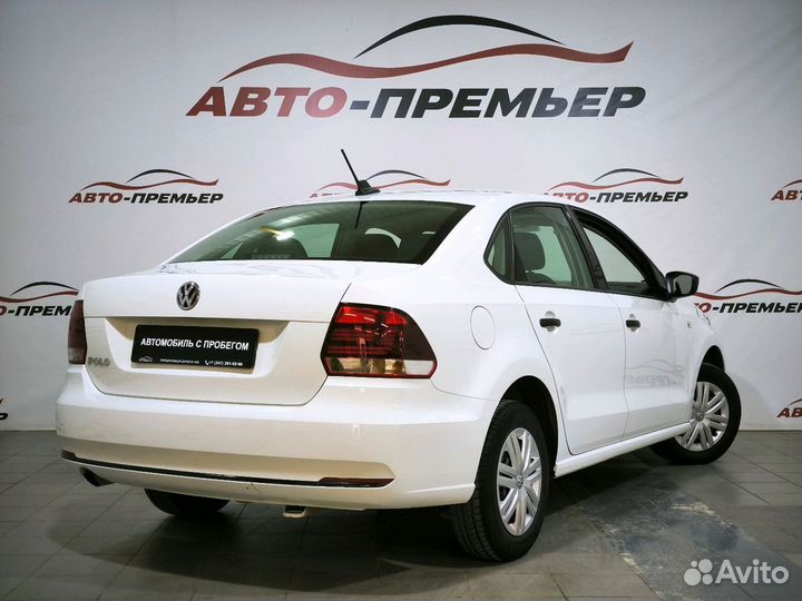 Volkswagen Polo 1.6 МТ, 2019, 68 358 км