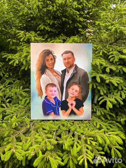 Портрет по фото в разных стилях