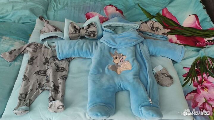 Комплект на выписку и прогулку зима/осень/весна