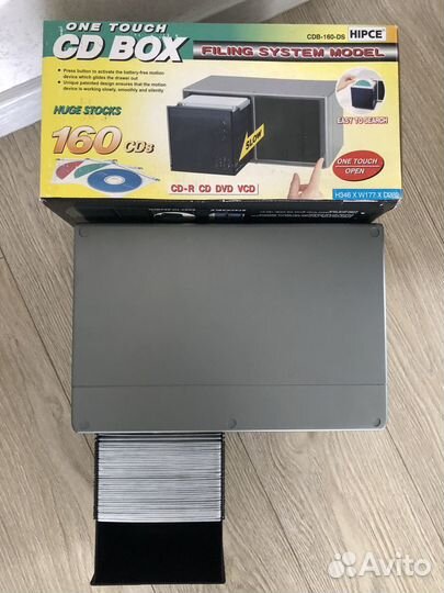 Бокс (ящик) для CD/DVD дисков на 80 шт