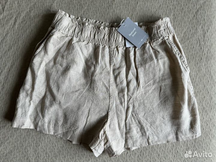 Шорты льняные HM L новые оригинал
