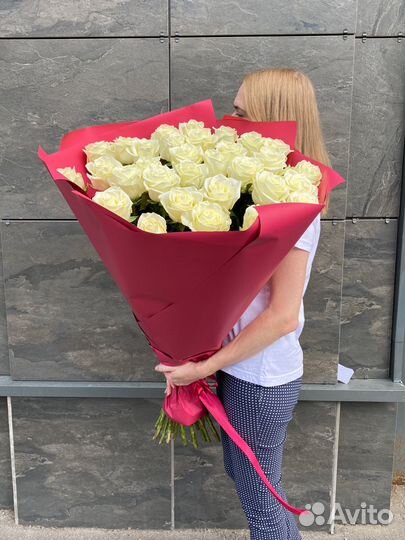 Роза премиум 1 метр 101 51 31шт букет роз доставка