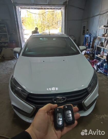 Ключ LADA Vesta / X-Ray с привязкой к автомобилю