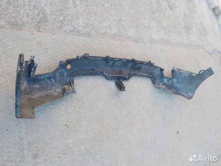 Накладка на бампер задняя hyundai creta